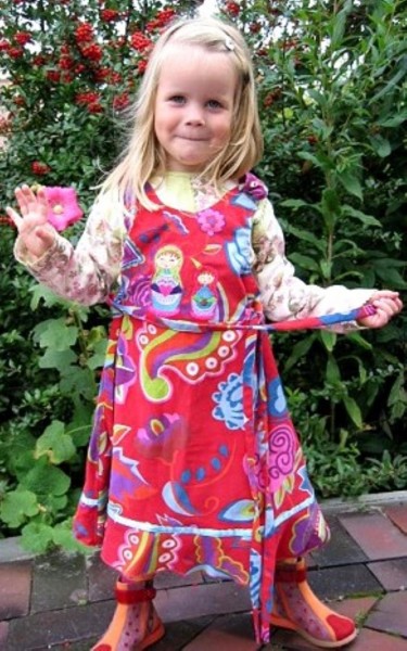 GESKE, Kinder-Trägerkleid, Schnittmuster