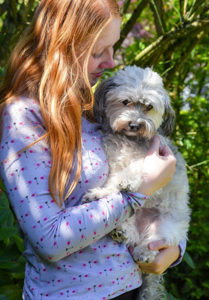 Designbeispiel selbstgenähtes Damenshirt Leona von farbenmix