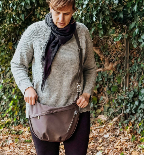 Handlich und doch viel Stauraum, ZipperRunde von farbenmix