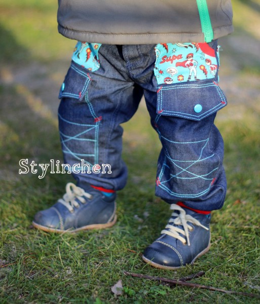 Coole Cargohose aus Jeans nähen