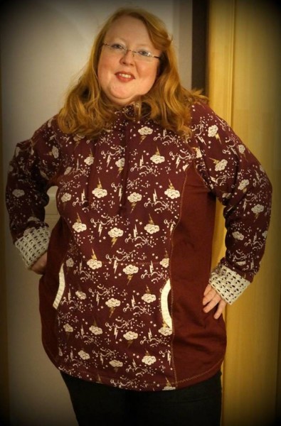 Big Lady Comet, Plus-Size-Hoodie, Schnittmuster