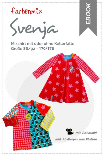 farbenmix Mixshirt Svenja Ebook Nähanleitung