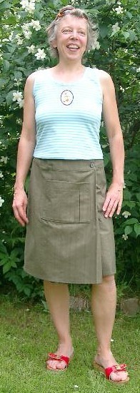 AMRUM, Wickelrock / Top, Papierschnittmuster