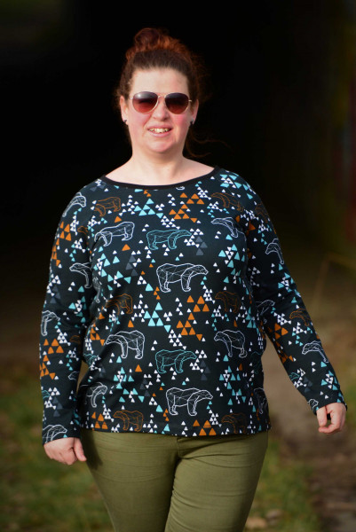 Big Lady Mary, Plus-Size-Raglanshirt - Pulli, Schnittmuster