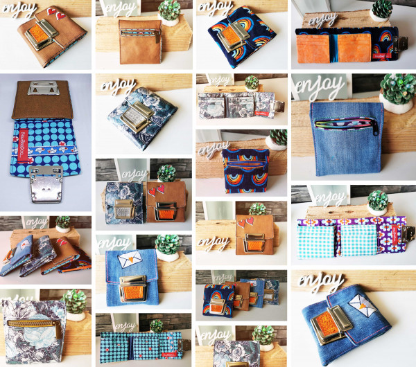 Geldbörse Rosi, Ebook Schnittmuster