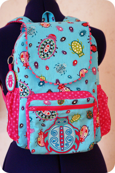 Rucksack für Kinder und Erwachsene nähen - Schnittmuster "Piggyback" mit Nähanleitung