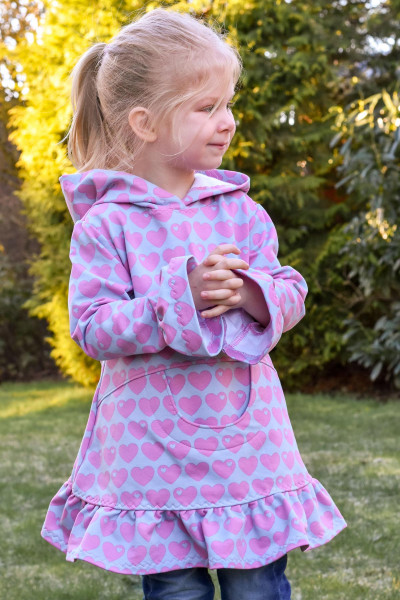 Schnittmuster "Jule" Hoodie mit Zipfelkapuze und Bauchtasche
