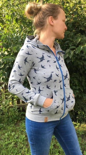 Lady Sky, Sweatjacke, Schnittmuster-AKTION