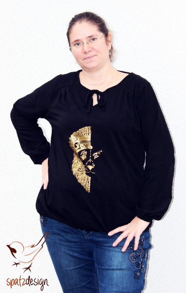 Damen Shirtbluse "Luna XL" Plus-Size-Schnittmuster farbenmix