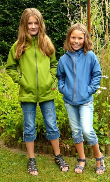 Mädchen Softshelljacke nähen, Schnittmuster Philippa