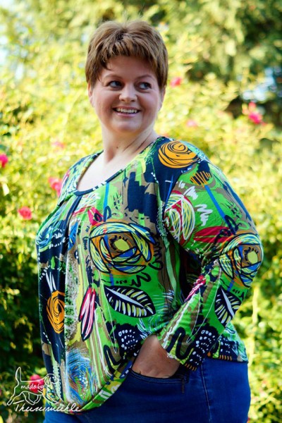 Big Lady Leana, Plus-Size-Damenshirt, Schnittmuster