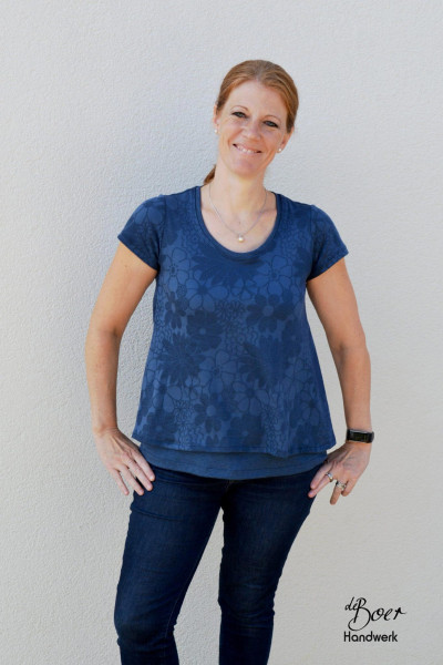 Lady Fleur, Damenshirt, miaLuna Schnittmuster