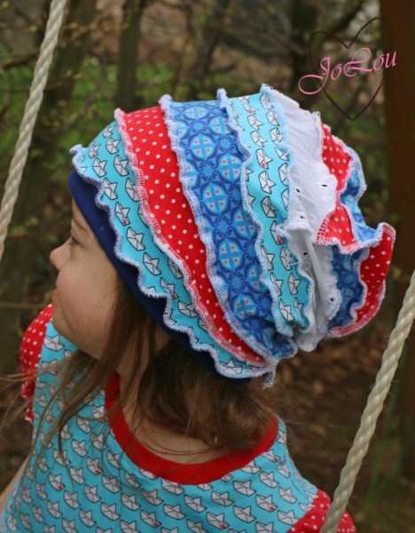 Mia's Tullelue, Beanie für Kinder mit Downsyndrom, Schnittmuster