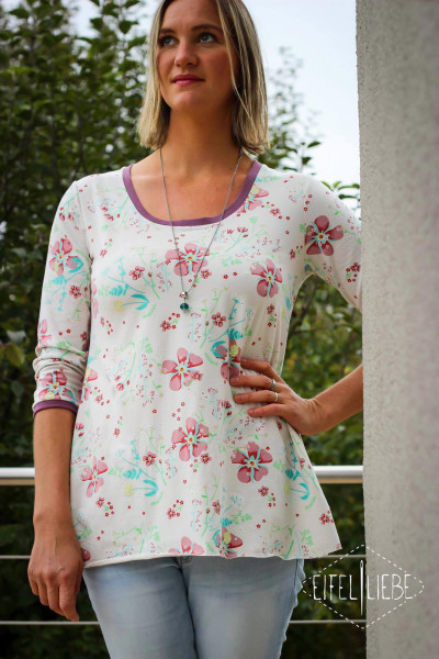 Lady Fleur, Damenshirt, miaLuna Schnittmuster