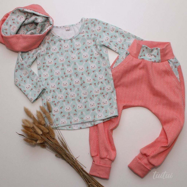 Schnittmuster Checkerhose Klimperklein in schmaler Passform Gr. 44-104