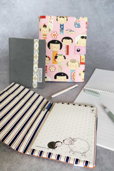 Stoffhülle fürNotizblock nähen