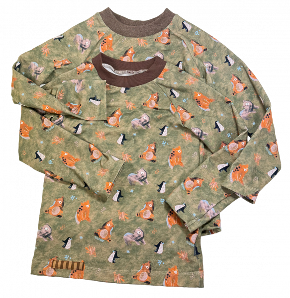 Raglanshirt, Klimperklein, Schnittmuster