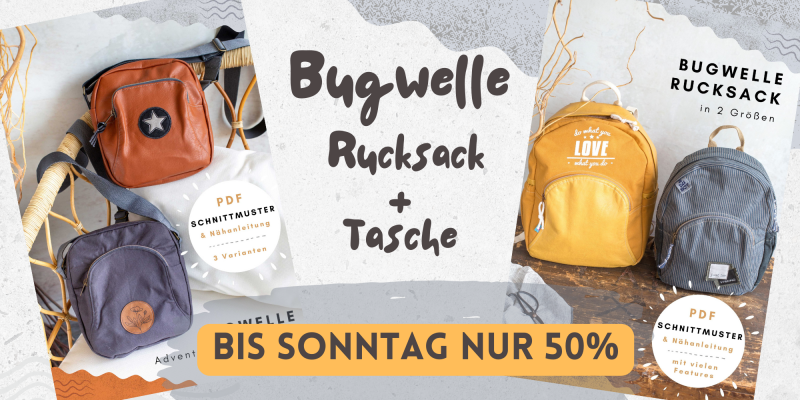 farbenmix BugWelle Tasche und Rucksack Sale 50 % - Ebooks