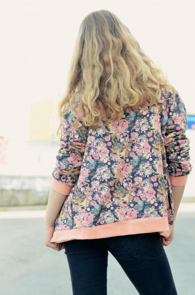 Paula, Damen Raglanjacke/Sweatshirt Damen, Schnittmuster