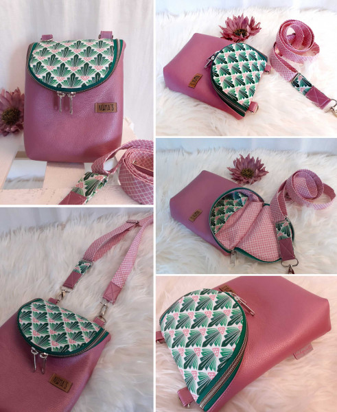 PDF Schnittmuster Umhängetasche Crossbodybag Lise von Puschenhexe