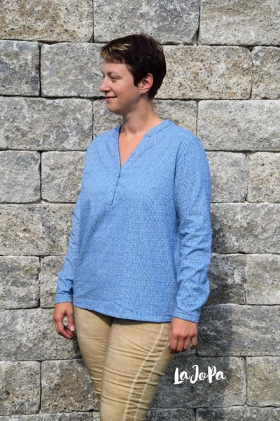 Schnittmuster Damenbluse Webware Übergröße