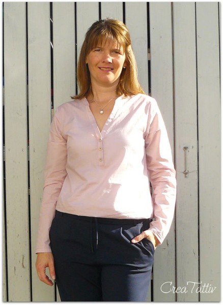 Lady Cassidy, Damentunika aus Webware, Schnittmuster