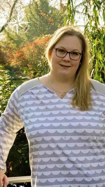 Damen Shirtbluse "Luna XL" Plus-Size-Schnittmuster farbenmix