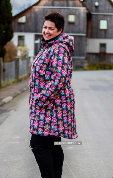 Big Lady Cadiz, Plus-Size-Softshelljacke Parka, Schnittmuster