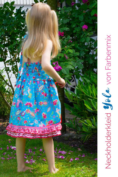 Neckholderkleid YOLA Rückenansicht Schnittmuster