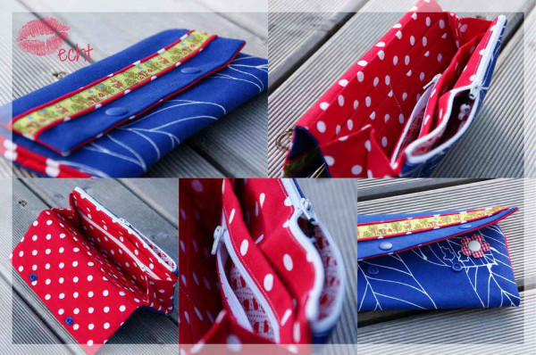 Freebie Schnittmuster Geldbörse Wildspitz