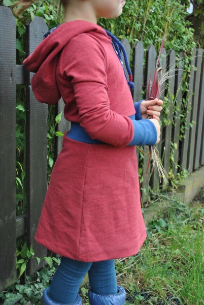 Schnittmuster Hoodiekleid "Nika" für Kids - Ebook / Papierschnitt