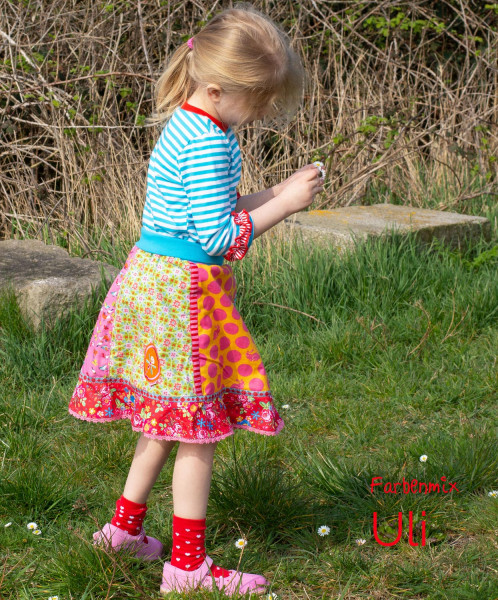 Kinderrock Nähanleitung mit Schnittmuster