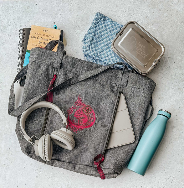 Perfekte Bürotasche, für Tablet, Brotzeit, Ebook farbenmix