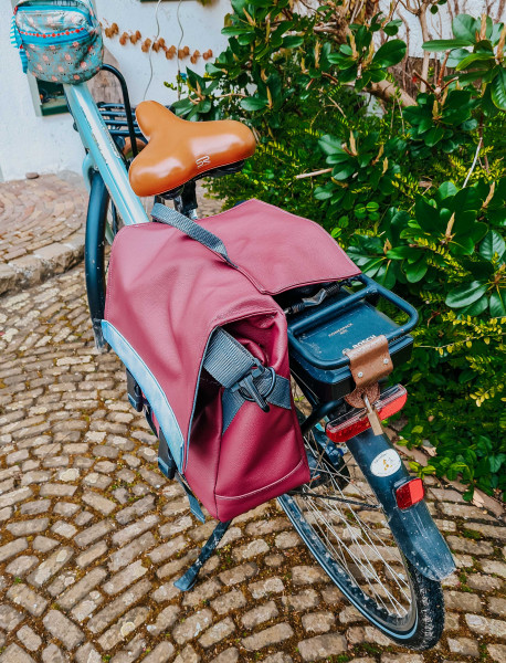 RadKurier für Fahrradtaschen am Gepäckträger von farbenmix und KlasseKleckse