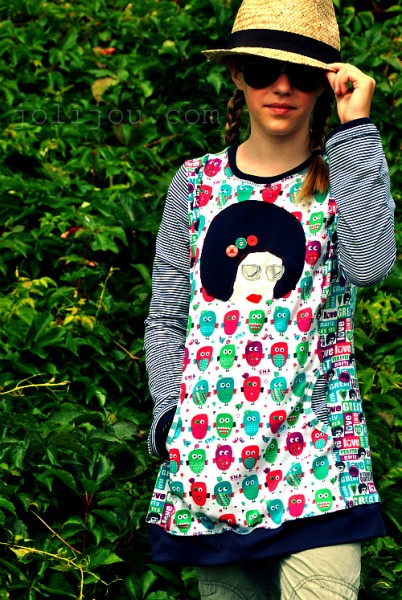 CLEMENTINE, Tunikashirt, Schnittmuster