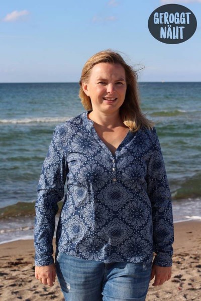 Lady Cassidy, Damentunika aus Webware, Schnittmuster