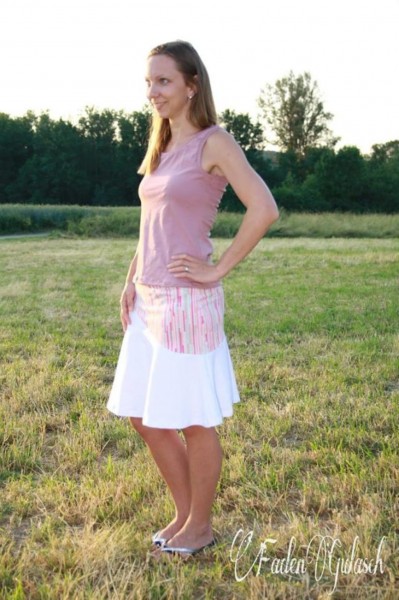 Lady Kenya, Damen-Jerseyrock, Schnittmuster