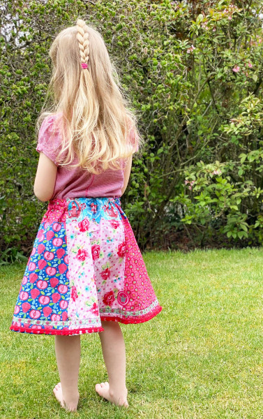 Mädchenrock "SommerLiebe" Ebook Schnittmuster Gr. 86/92 - 146/152