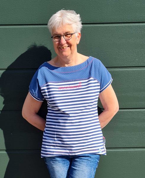 Schnittmuster Damen-Sommershirt La Breton maritimer Streifenlook