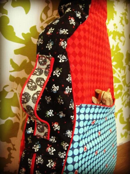 Gitarrentasche Anleitung und Schnittmuster zum Download als PDF-Ebook zum selber Nähen