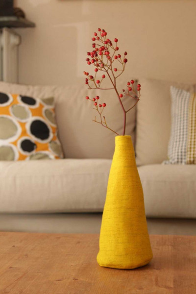 Ebook Vasentrio PDF-Nähanleitung für dekorative Stoffvasen in 3 Größen.