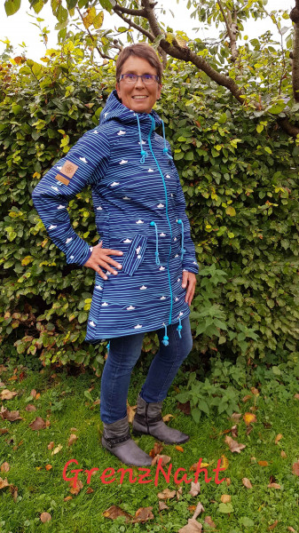 Lady Cadiz, Damenparka - Softshelljacke, Schnittmuster mialuna
