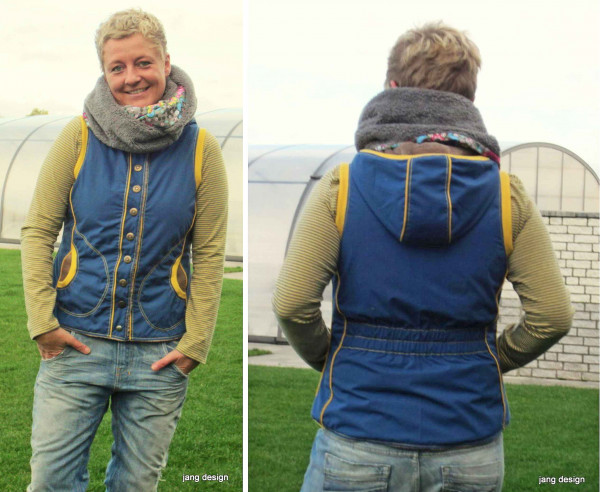 Schnittmuster Damenweste Frau Viktoria