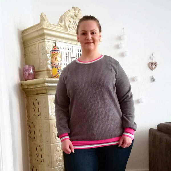 Big Lady Ruby, Plus-Size-Sweatshirt, Schnittmuster