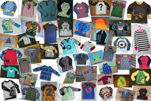 Raglanshirt, Klimperklein, Schnittmuster