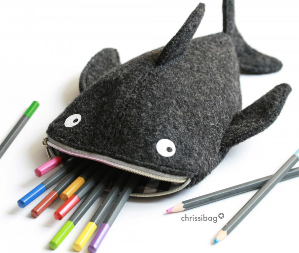 WalHai Stiftemäppchen nähen - Nähanleitung und Schnittmuster zum Downloaden