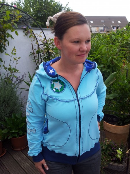 Lady Bella, Sweatjacke, Schnittmuster