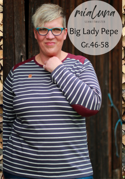 Big Lady Pepe, Plus-Size-Shirt, Schnittmuster