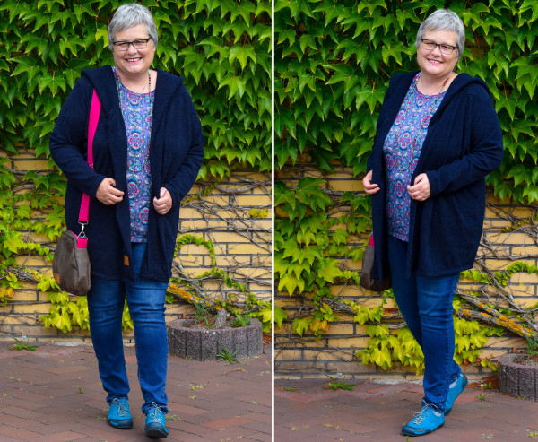 Ana XL, Damen-Strickjacke, Schnittmuster