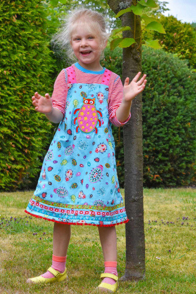 KInderkleid aus Webware nähen - Schnittmuster "Marieke" Farbenmix